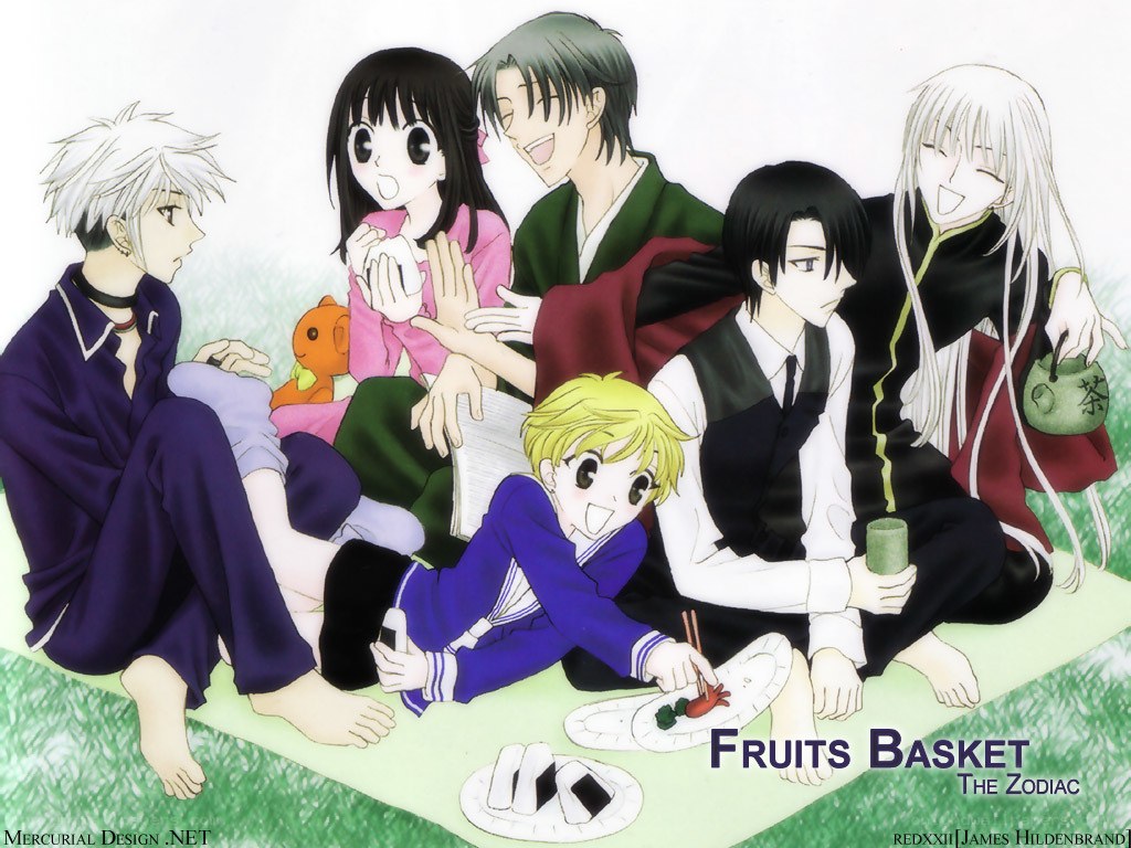 Fruits Basket characters picnic