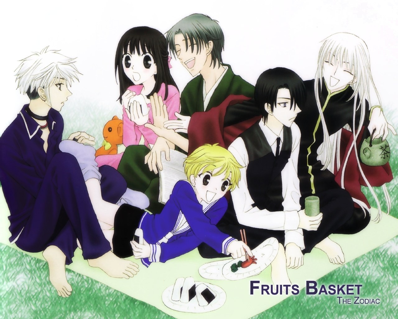 Fruits Basket characters picnic