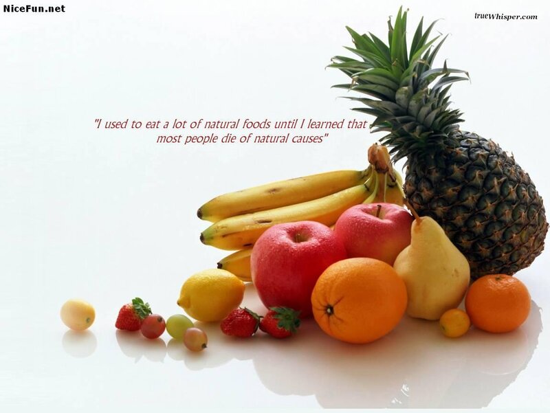 fruits with quote