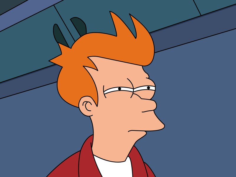 Fry from Futurama — Orange