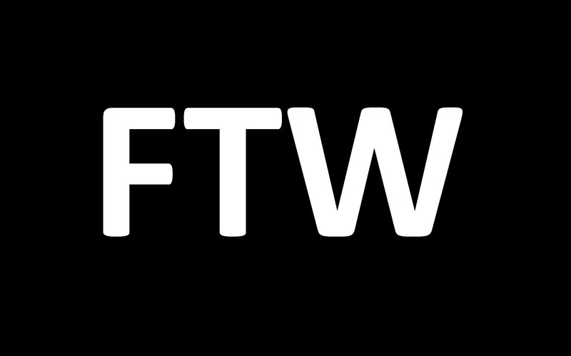 FTW text logo