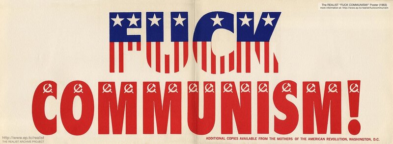FUCK COMMUNISM poster