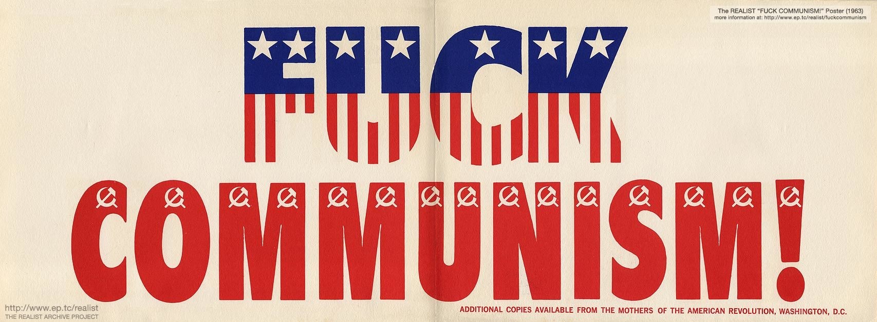 FUCK COMMUNISM poster