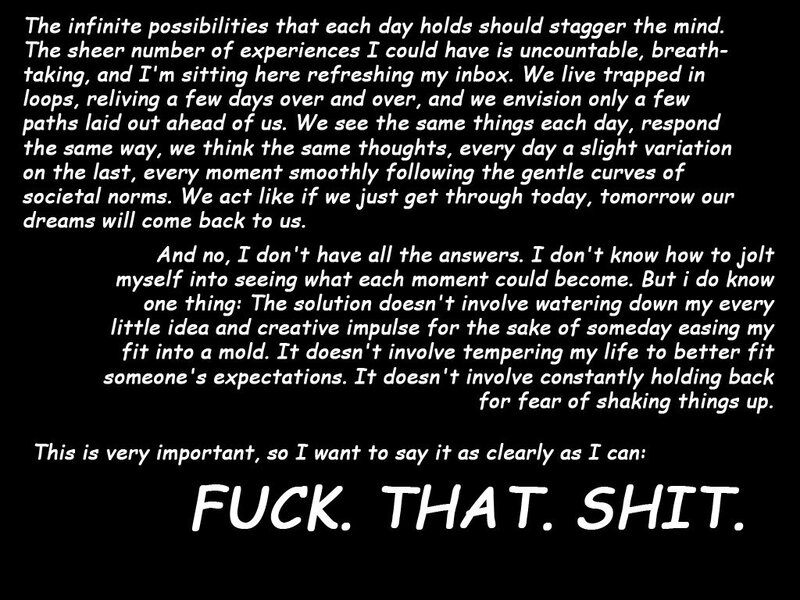 fuck that shit