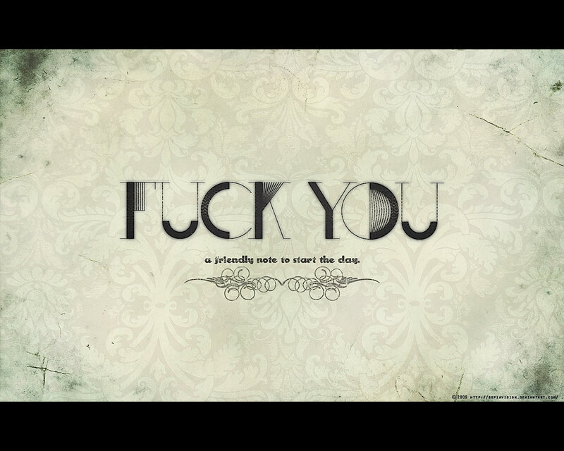fuck you note wallpaper