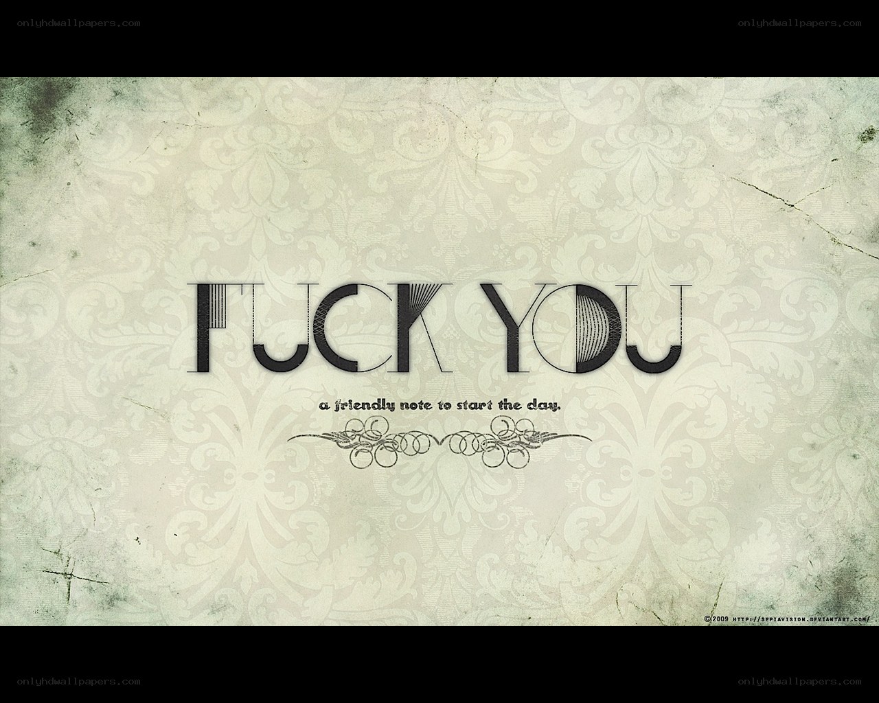fuck you note wallpaper
