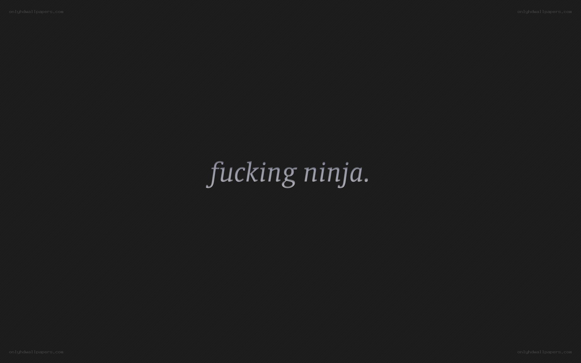 fucking ninja text