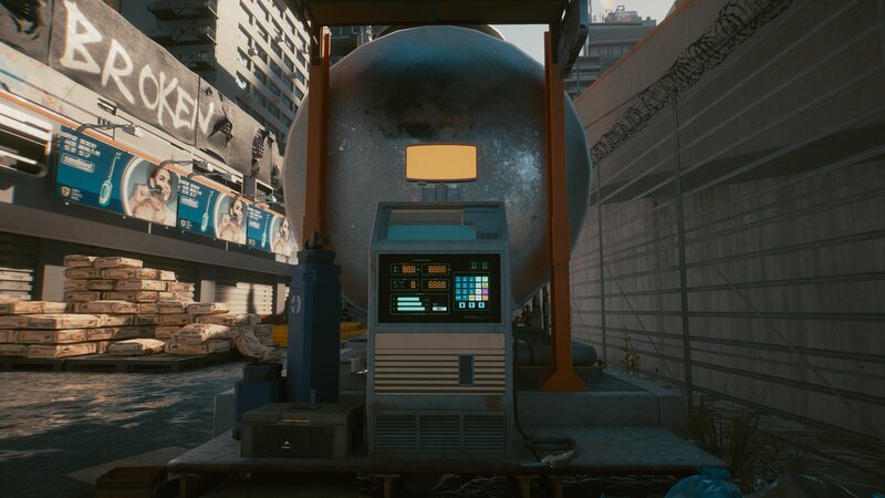 Fuel Pump in Alley