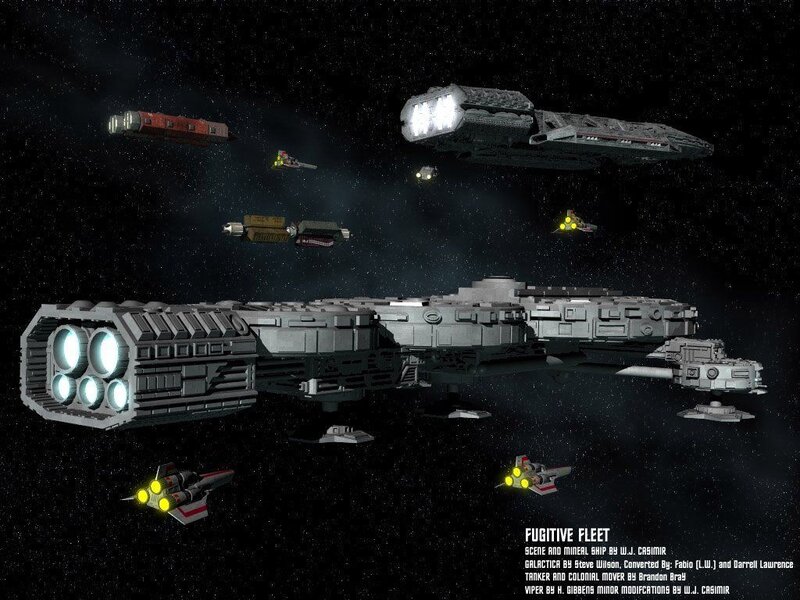 Fugitive Fleet in Space