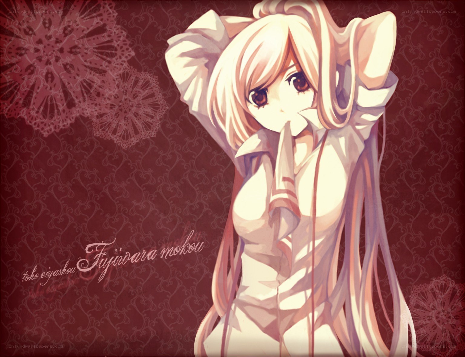Fujinvara Mokou character art