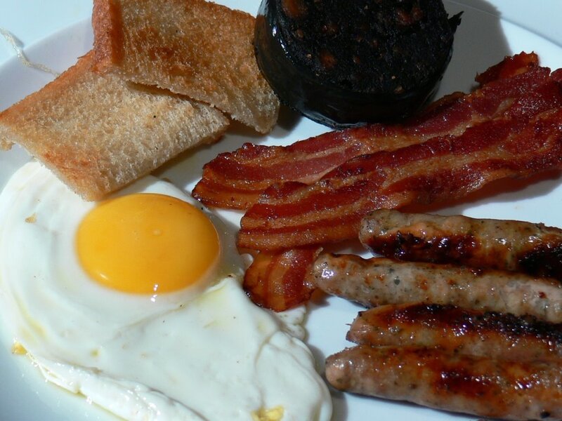 full breakfast plate