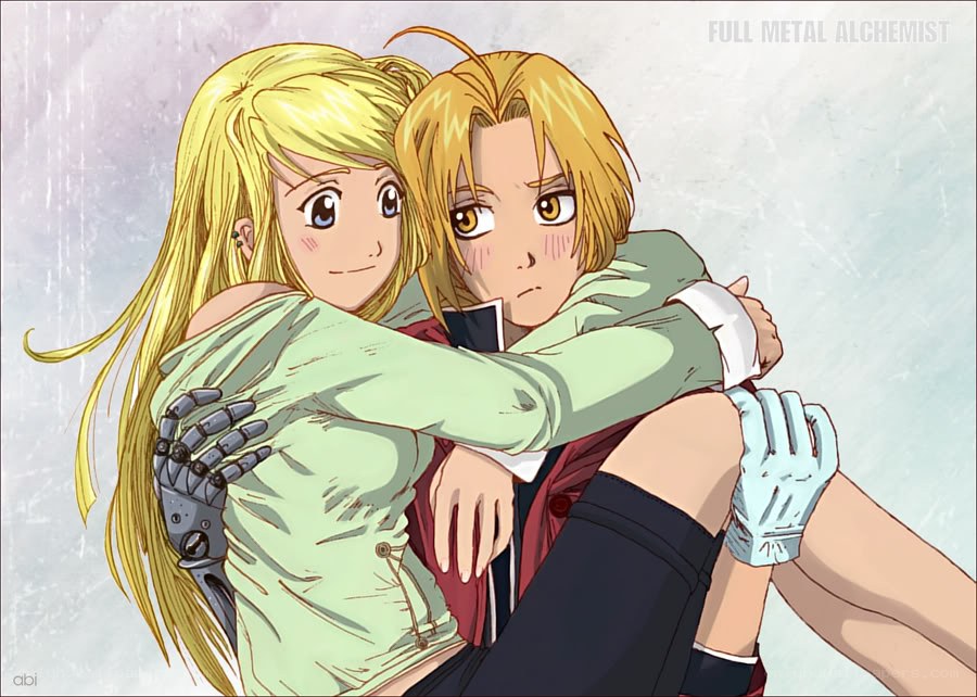 Full Metal Alchemist hug
