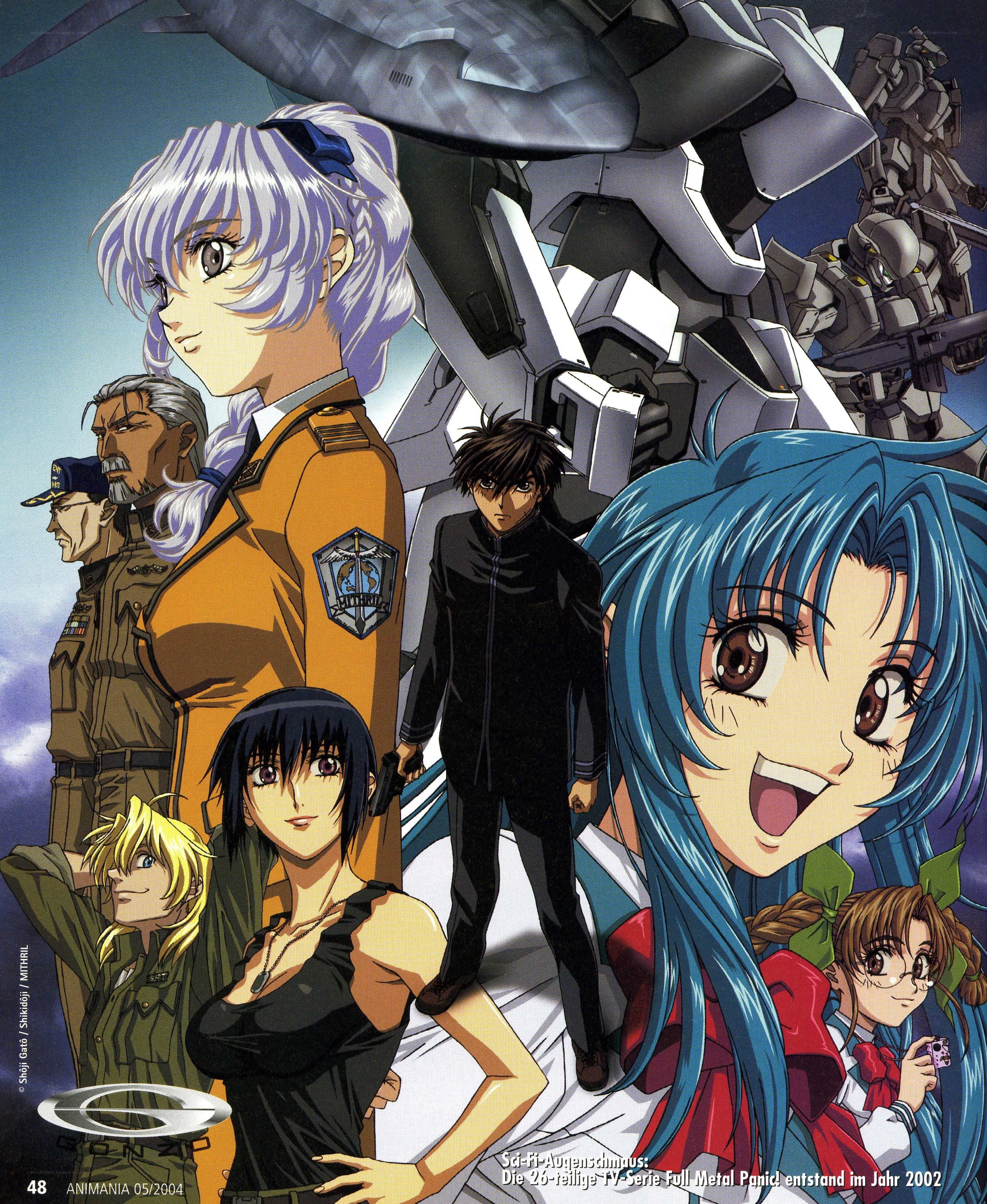Full Metal Panic! anime cast