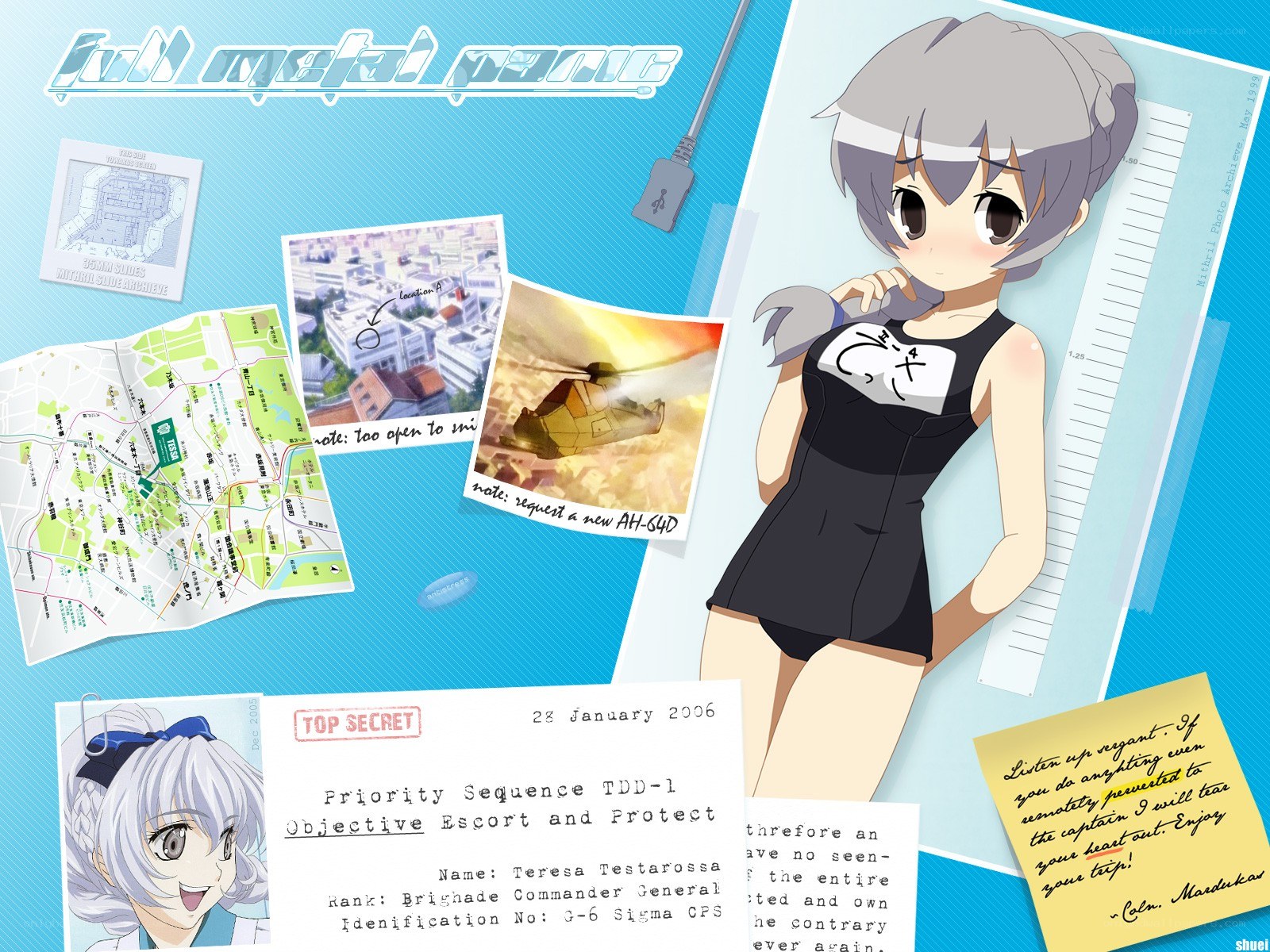 Full Metal Panic anime collage