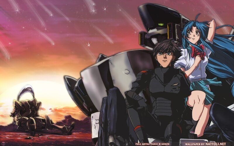 Full Metal Panic anime scene