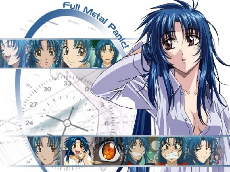 Full Metal Panic! character collage