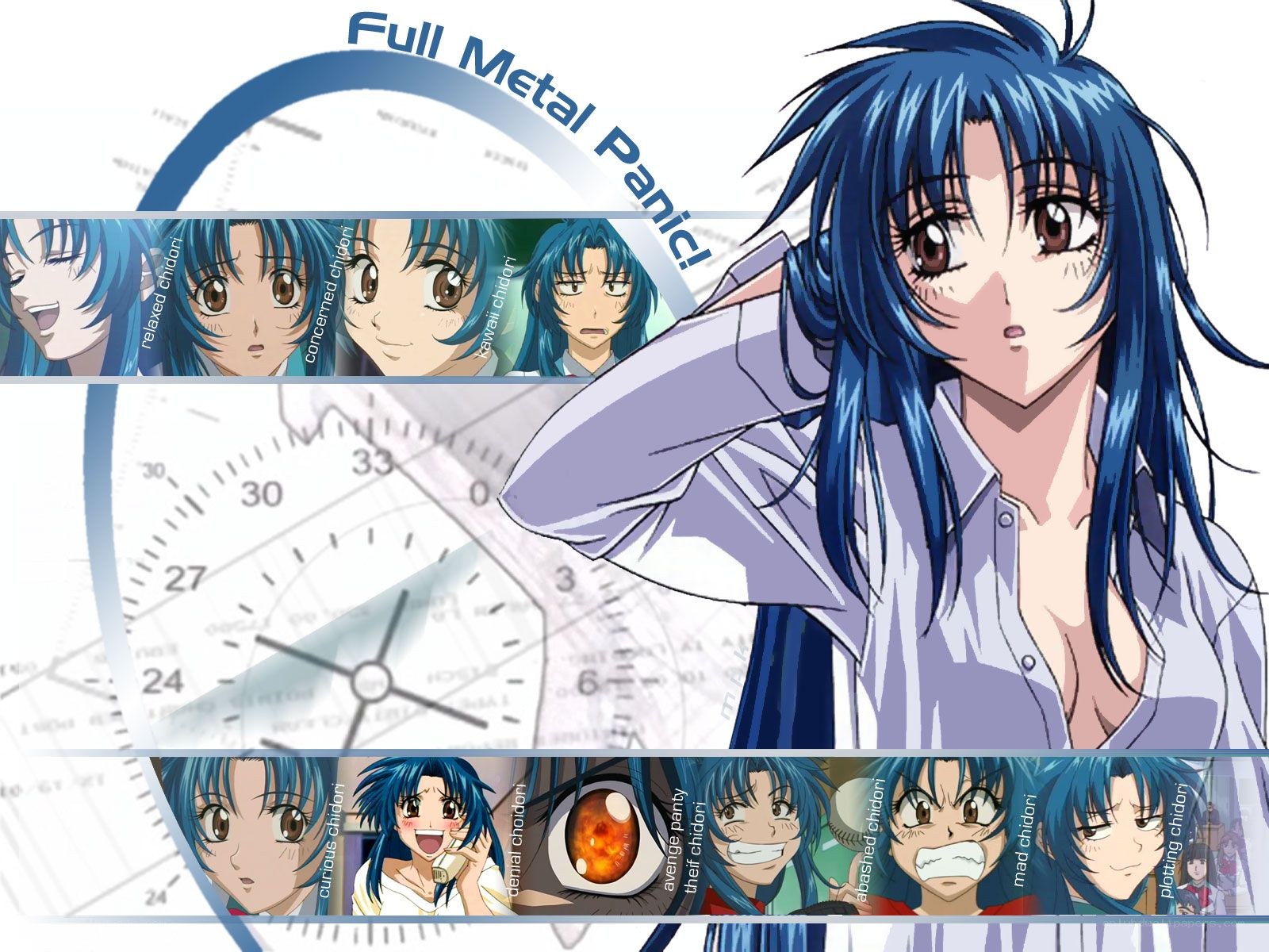 Full Metal Panic! character collage