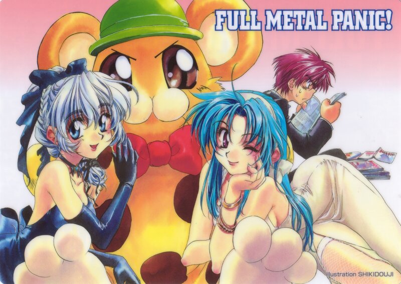 Full Metal Panic characters illustration