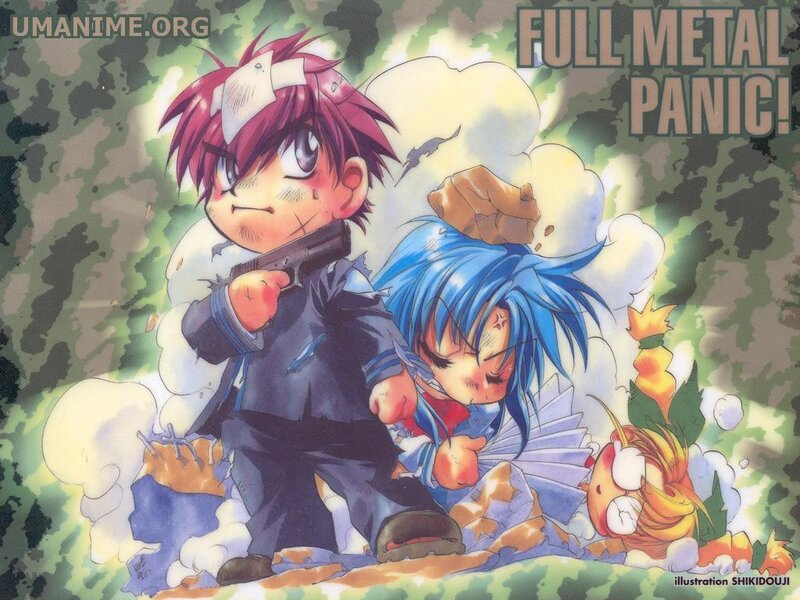 Full Metal Panic chibi characters