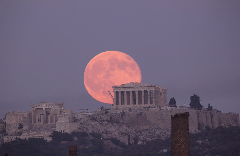 Full Moon over Acropolis