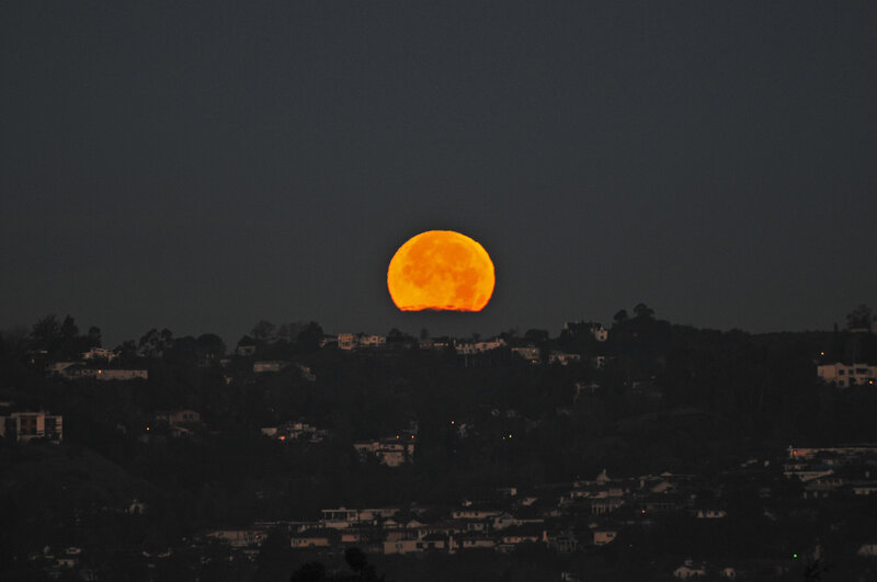 Full Moon over Town