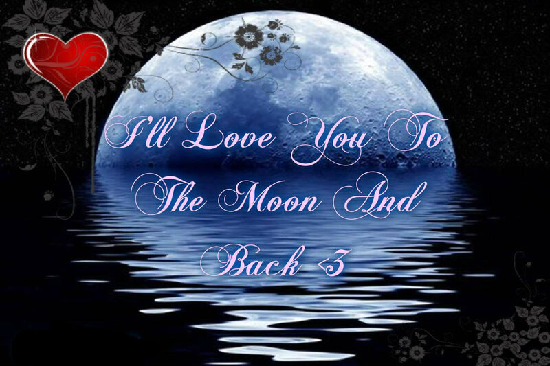 Full Moon over Water — Blue, Romantic