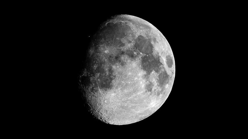 Full Moon Surface — Black