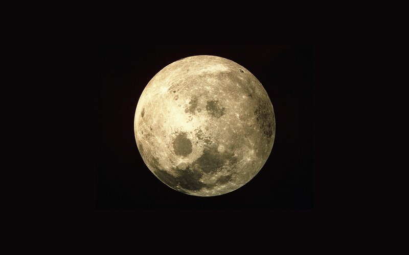 Full Moon Surface — Dramatic, Photograph
