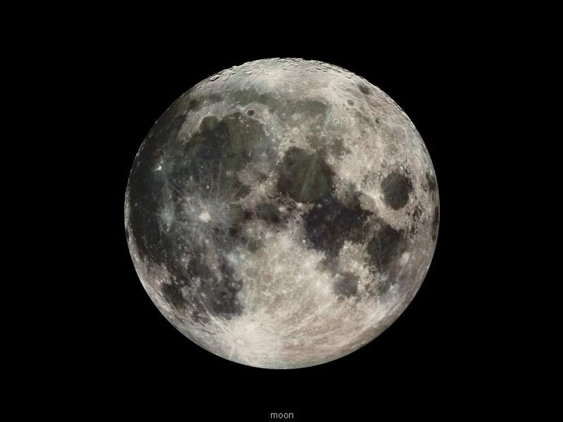 Full Moon Surface — Gray, Dramatic, Night, Photograph, Craters