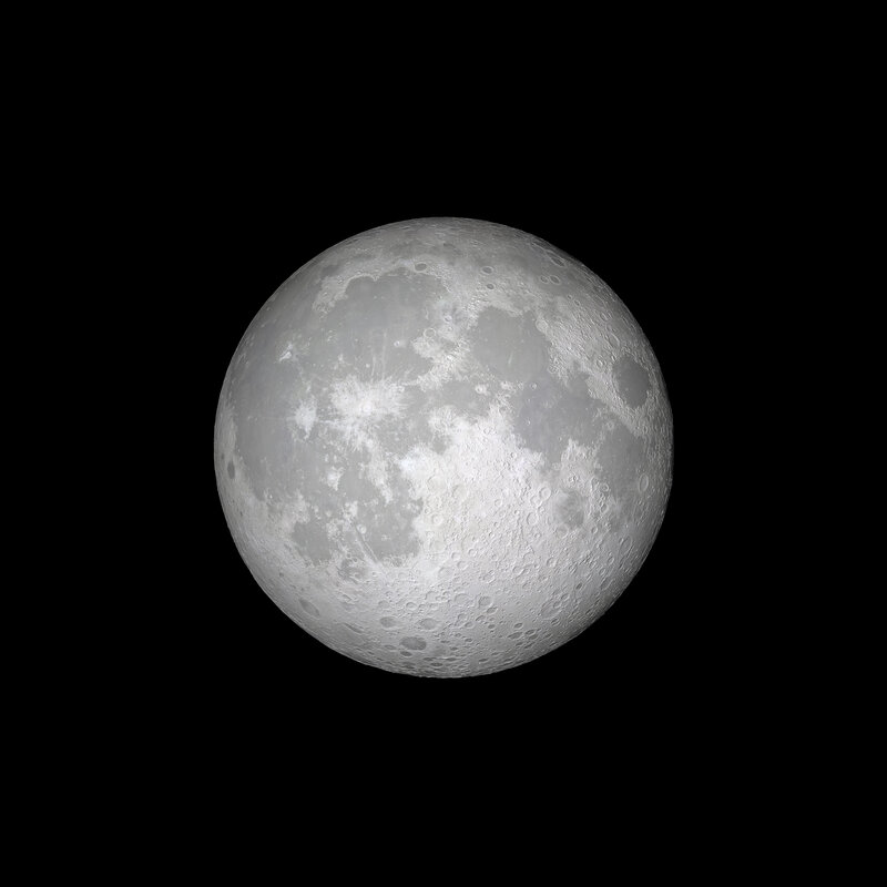 Full Moon Surface — Gray, Neutral