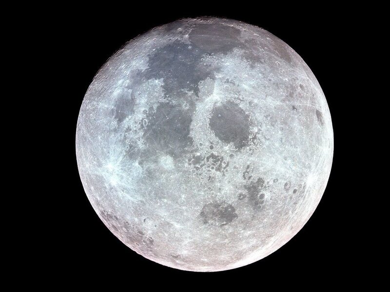 Full moon surface