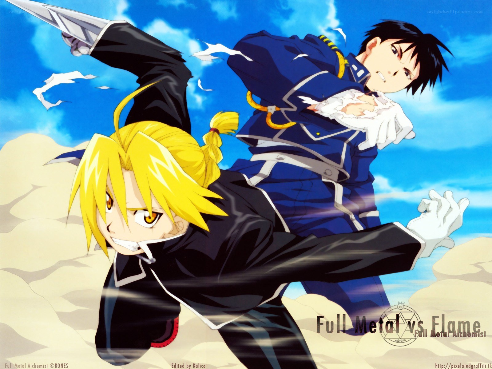 Fullmetal Alchemist battle scene