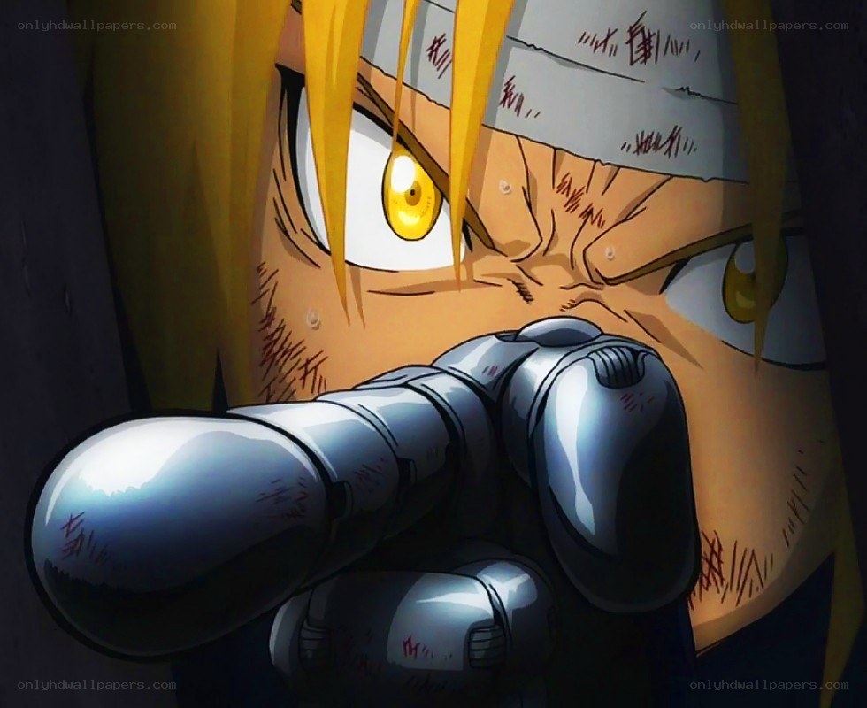 Fullmetal Alchemist character close-up