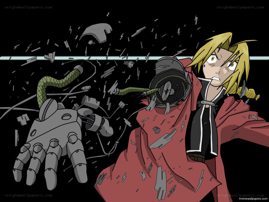 Fullmetal Alchemist character in action