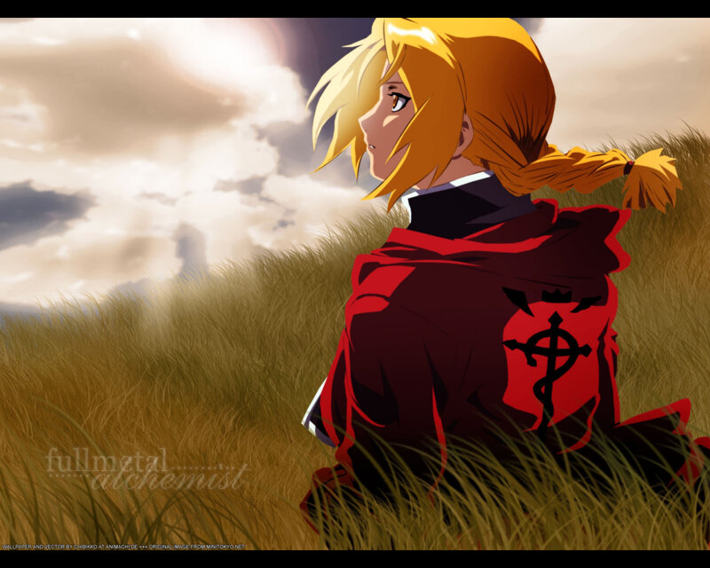 Fullmetal Alchemist character in field