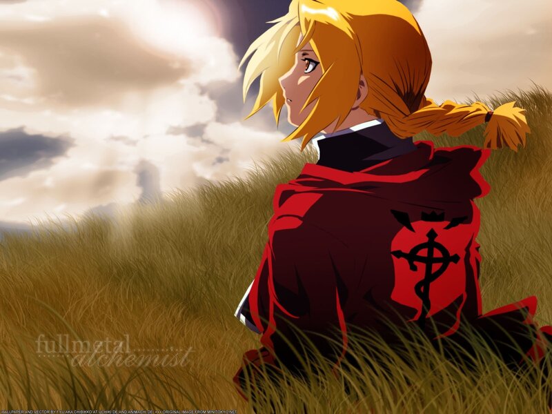 Fullmetal Alchemist character in field