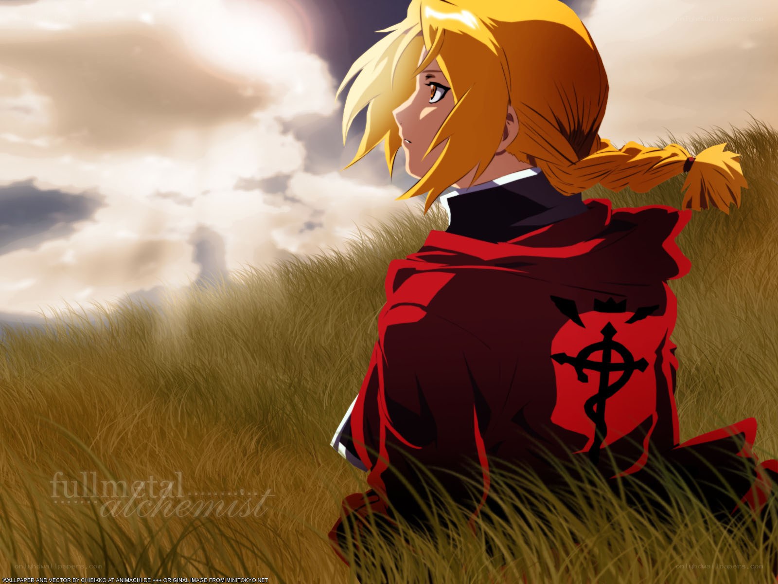 Fullmetal Alchemist character in field