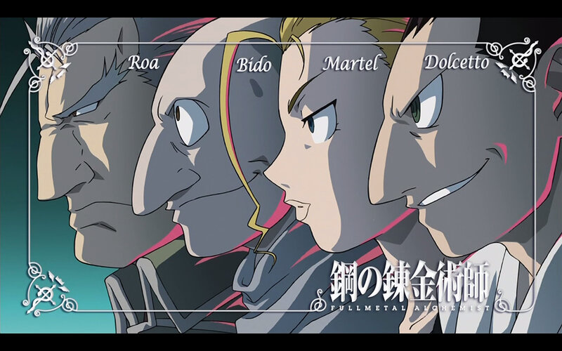 Fullmetal Alchemist character lineup