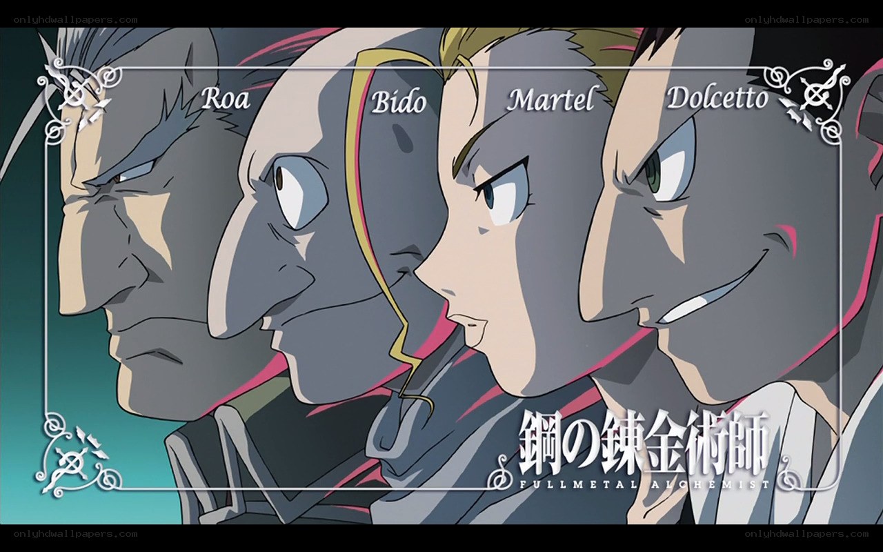 Fullmetal Alchemist character lineup