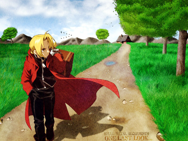 Fullmetal Alchemist character on path