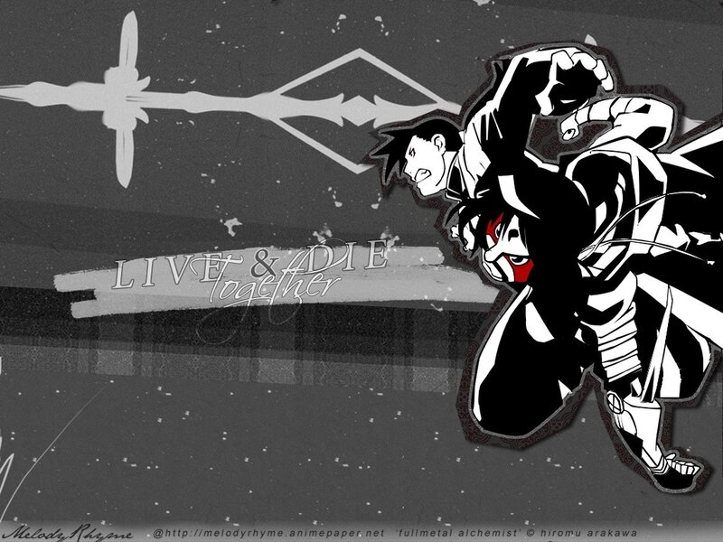 Fullmetal Alchemist characters in action