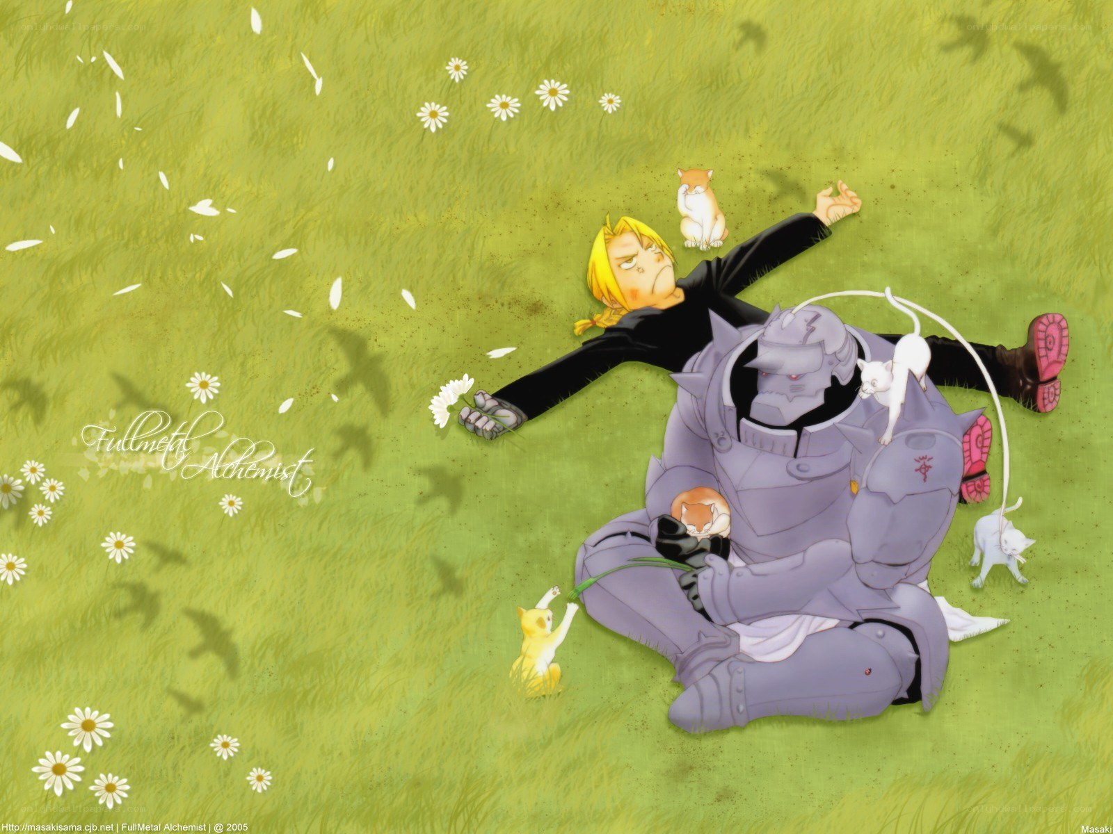 Fullmetal Alchemist characters in field