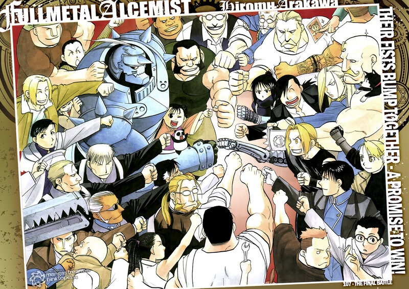 Fullmetal Alchemist characters united