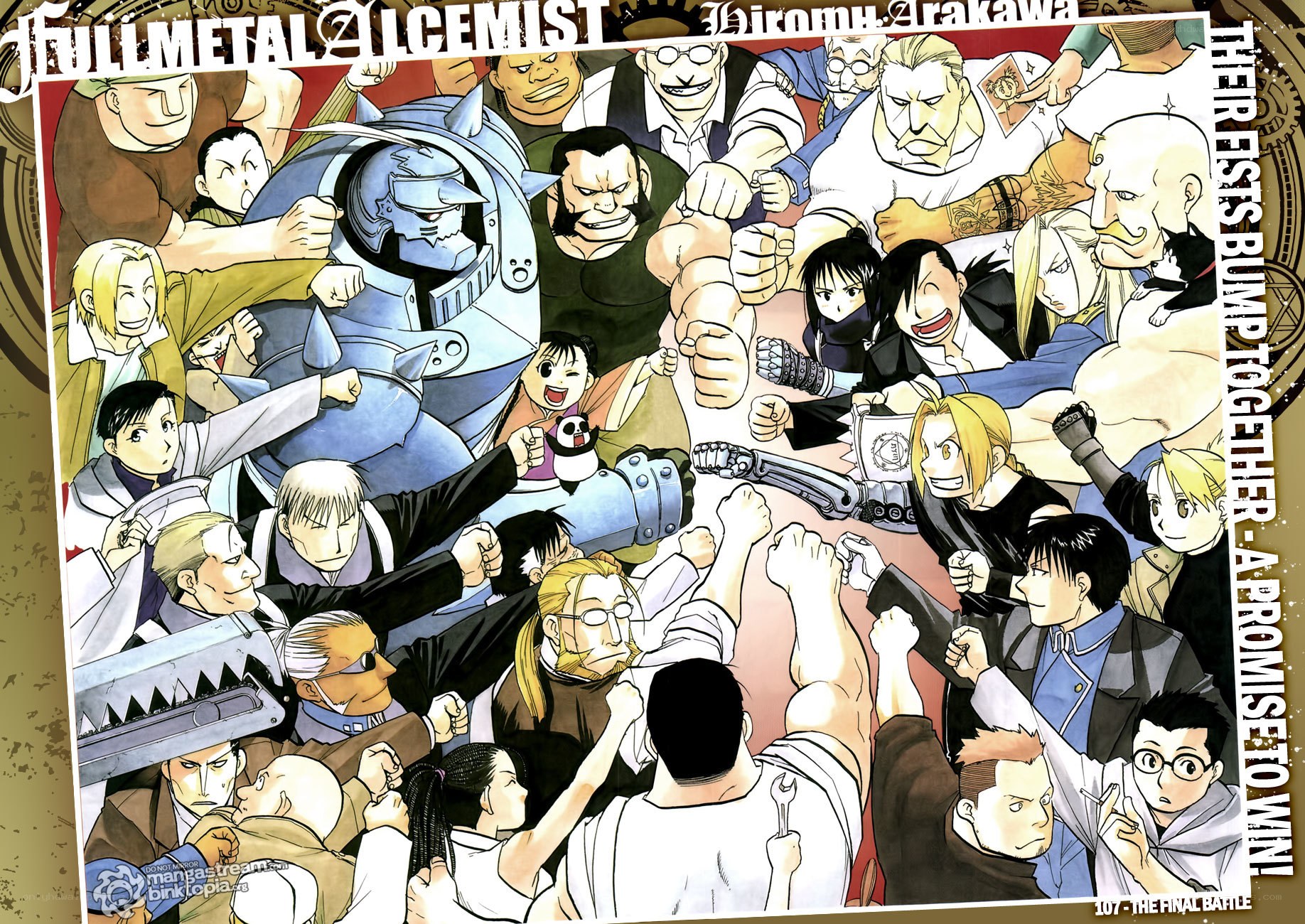 Fullmetal Alchemist characters united