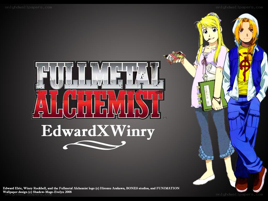 Fullmetal Alchemist Edward and Winry