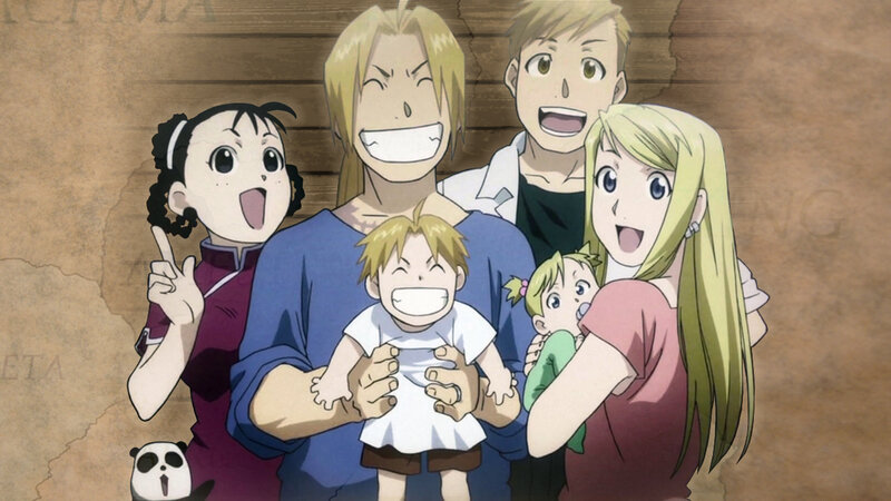 Fullmetal Alchemist family portrait