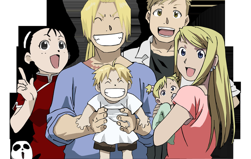 Fullmetal Alchemist family scene