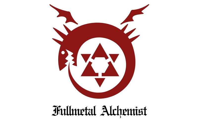 Fullmetal Alchemist Logo — Red, Dramatic