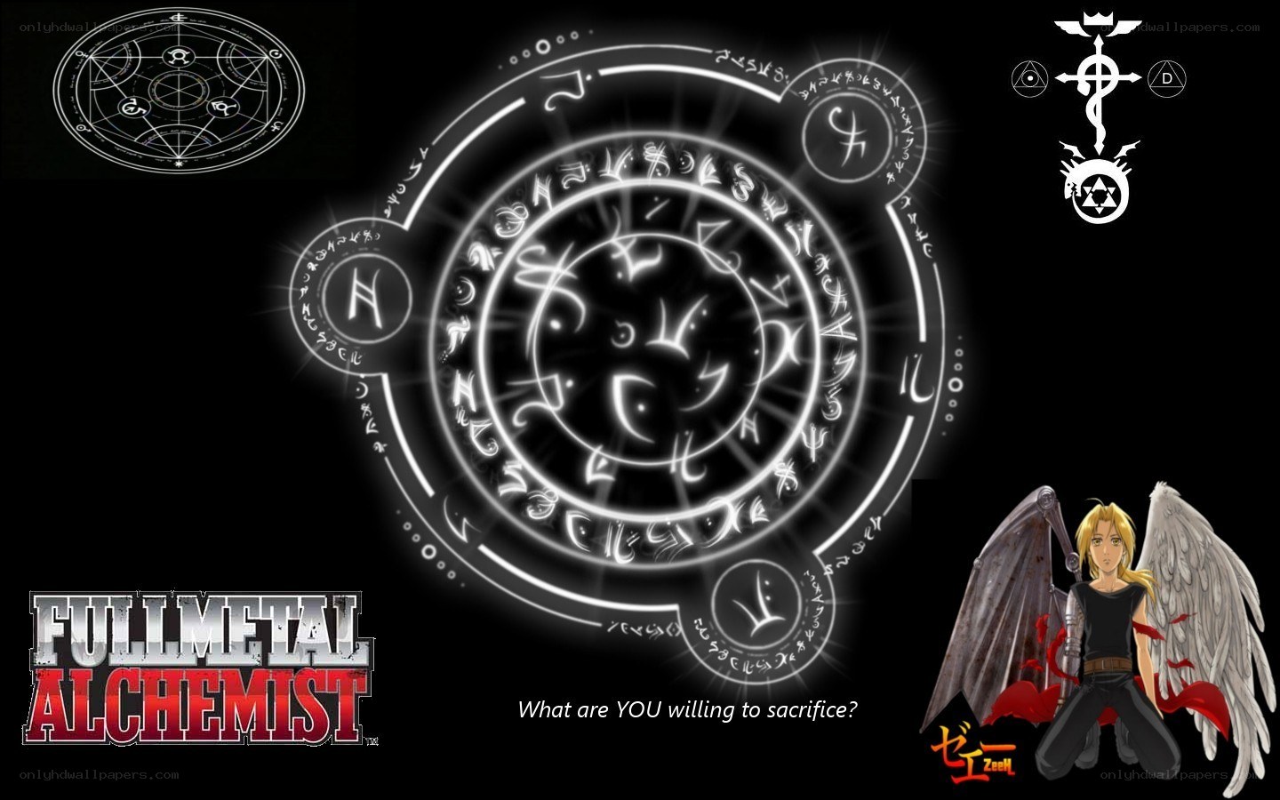 Fullmetal Alchemist magic circle
