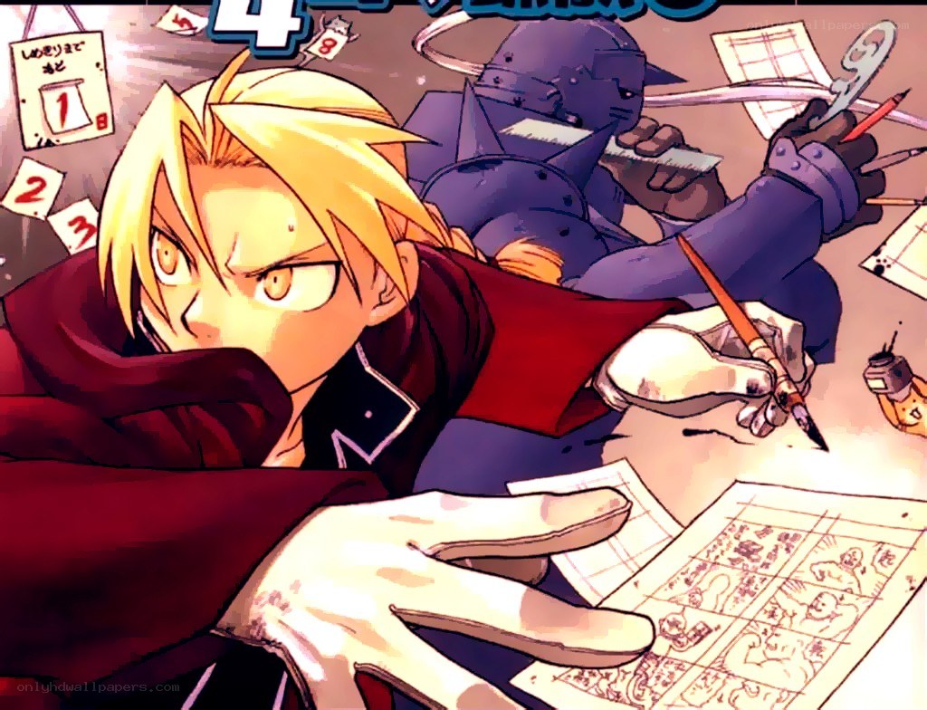 Fullmetal Alchemist manga panel